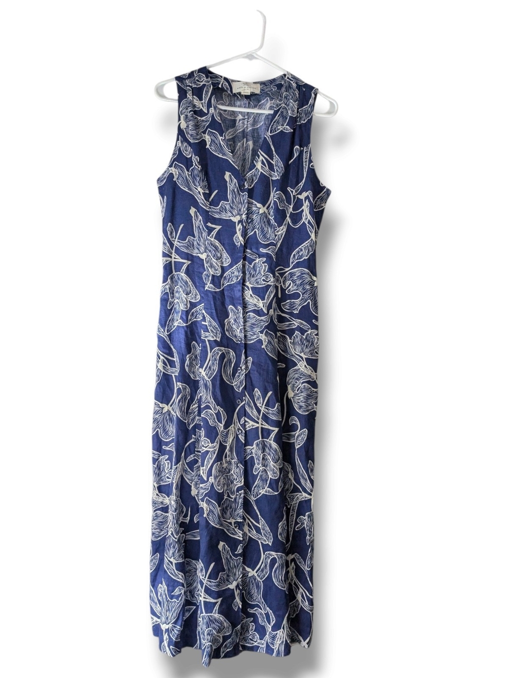 Trovata Birds Of Paradise Eleonore Dress, "High Tide" Navy / White Small
